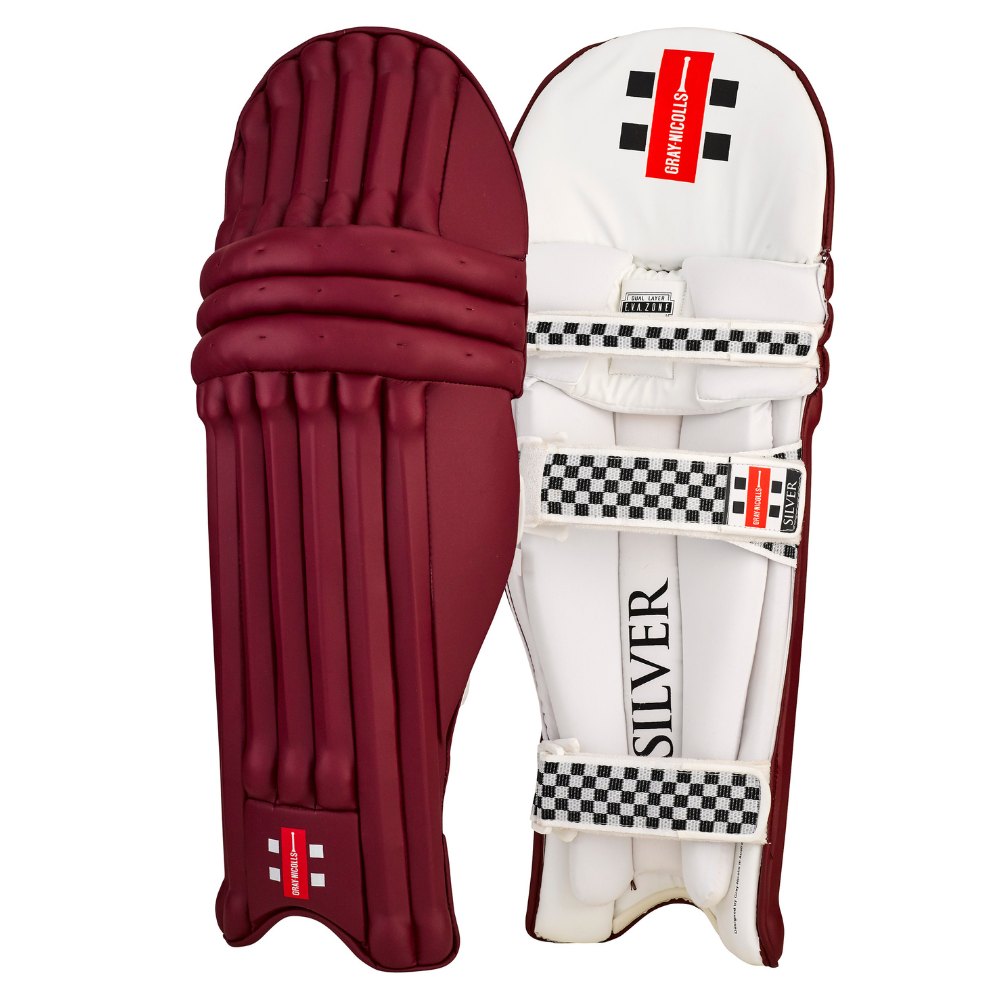 Buy Gray Nicolls Silver Coloured Batting Pads Online | Stag Sports