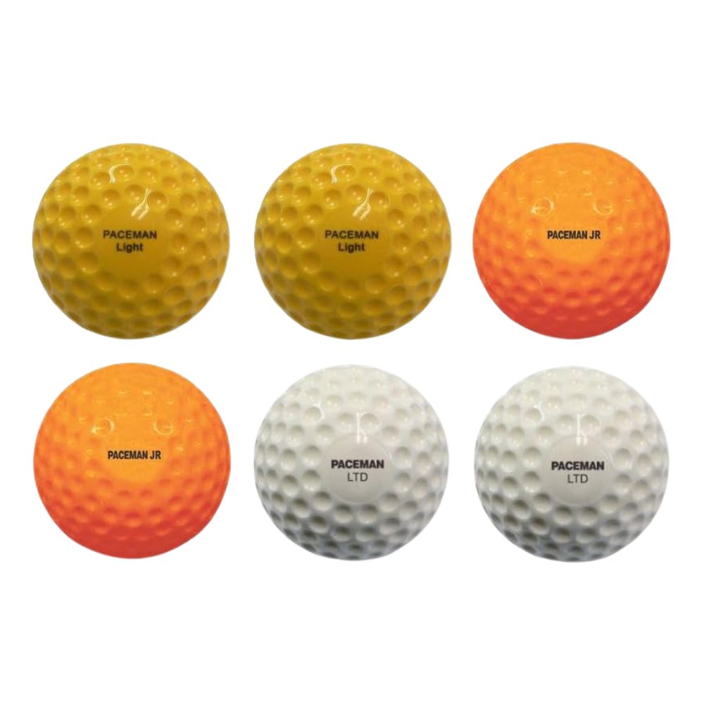 Paceman Pitch Attack Machine Balls Mixed Pack of 6 Balls | Stag Sports